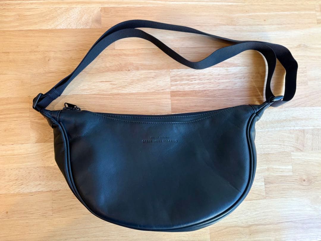 大山旬氏紹介 GLR レザー ファンクショナル ショルダーバッグ label