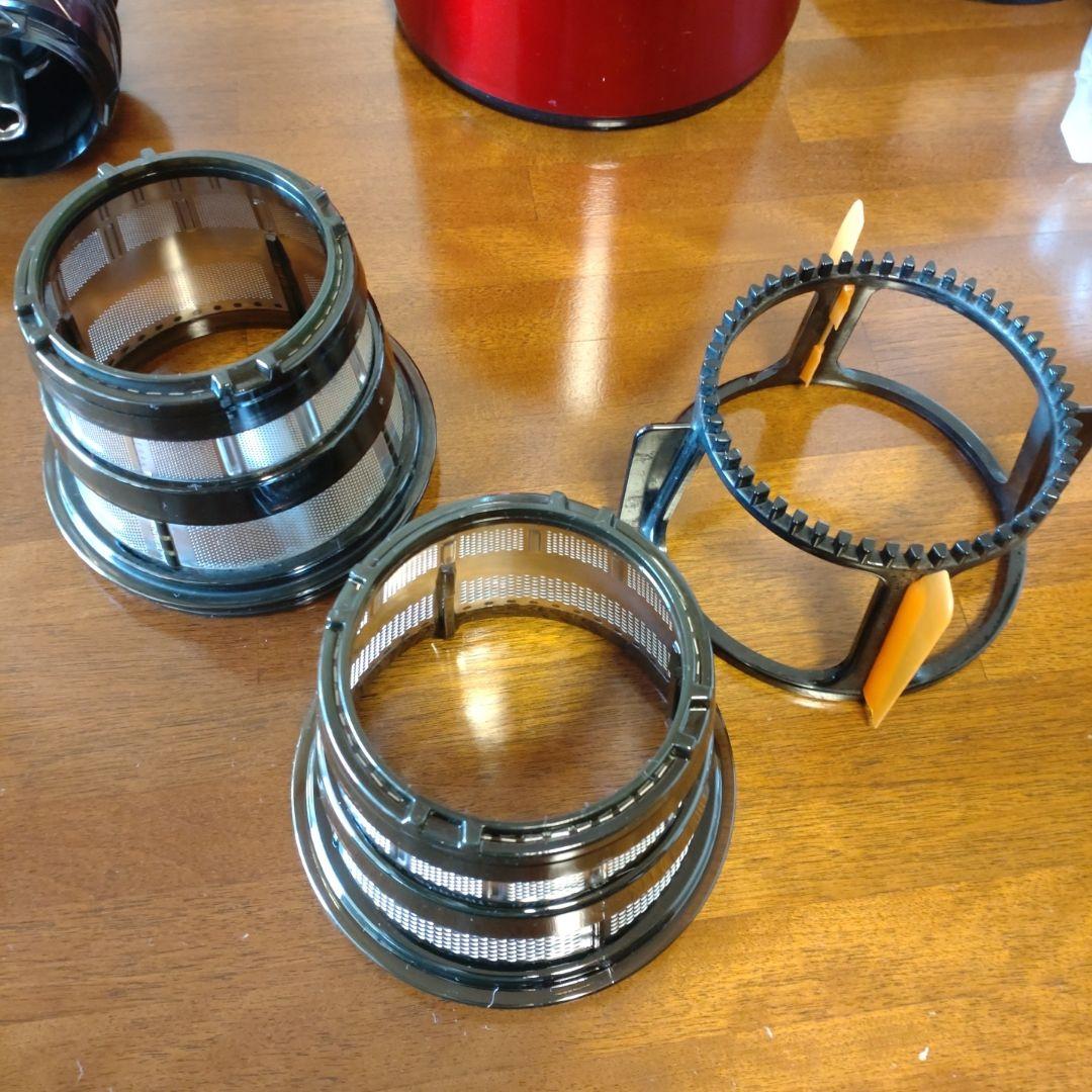 HUROM スロージューサー H-AA-RBA17 フェラーリレッド ヒューロム