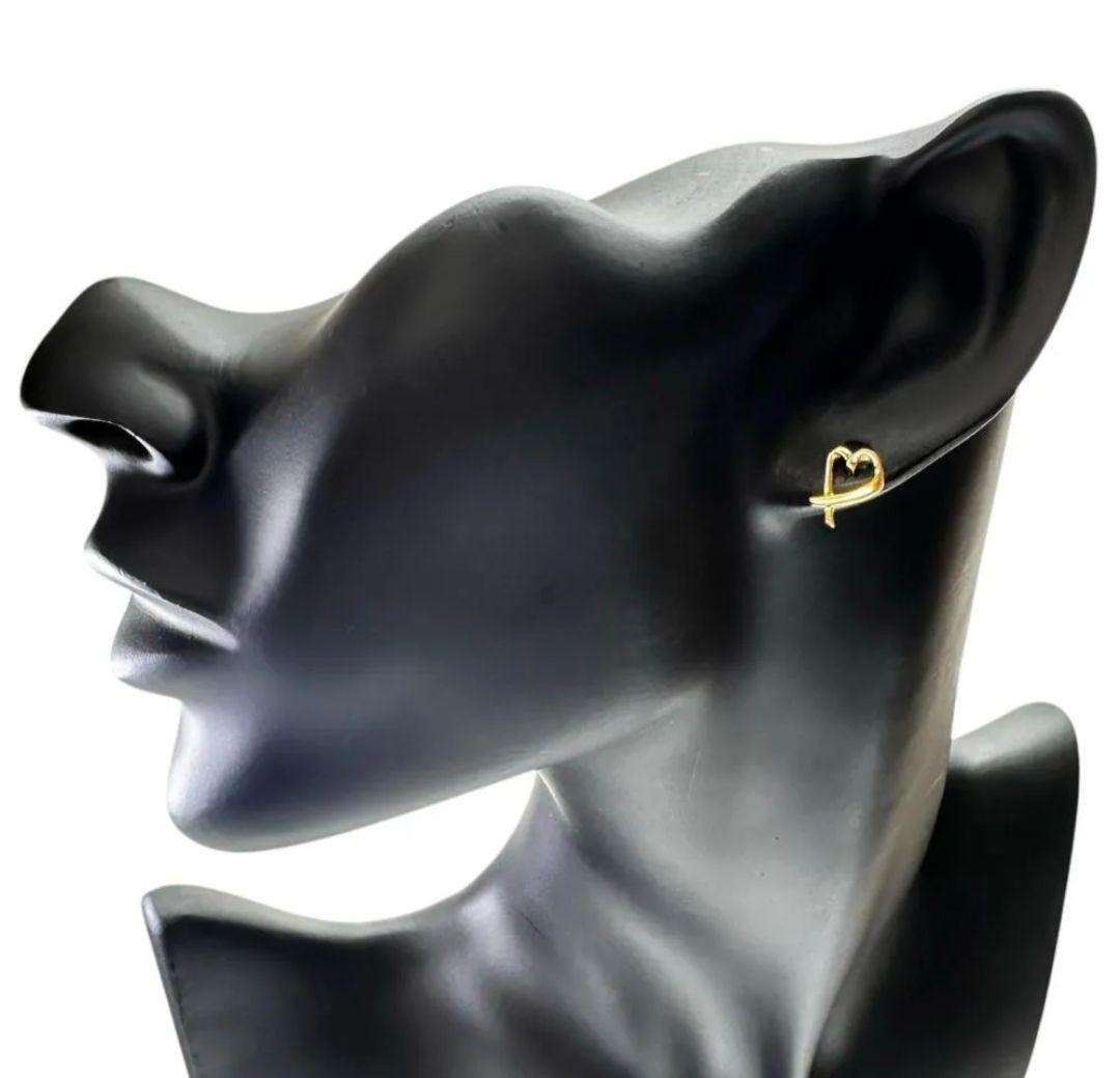 ♥ティファニー♥ラビングハート ピアス 18金 750 ゴールド 1.3g 片耳