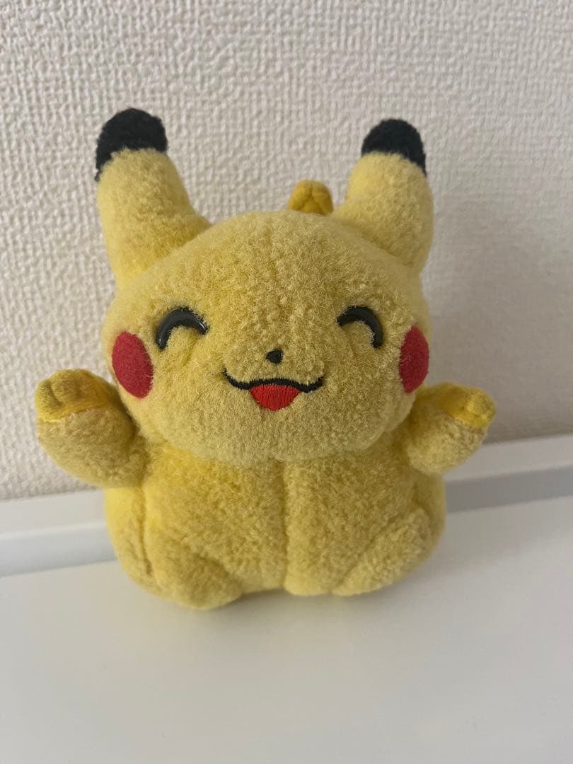 ピカチュウ ぬいぐるみ TOMY 初期 初代 にっこり バンザイポーズ ピカチュウ ぬいぐるみ TOMY 初期 初代 にっこり バンザイポーズ