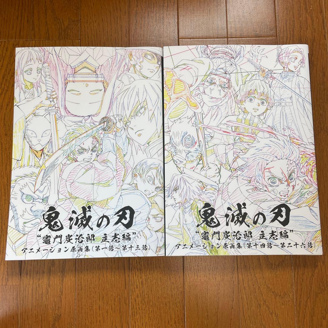 TVアニメ鬼滅の刃 竈門炭治郎立志編 アニメーション原画集上下 - メルカリ