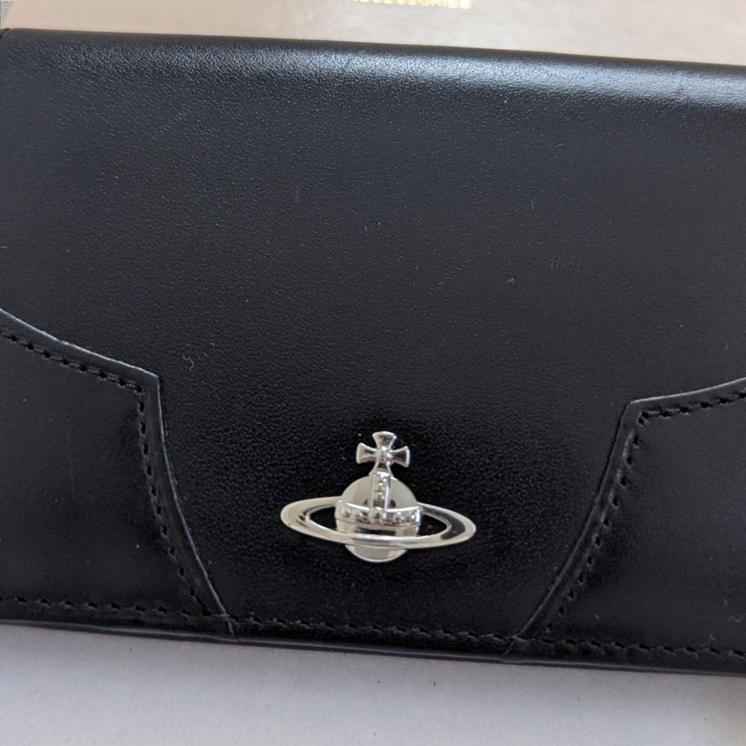 Vivienne Westwood ブラック レザー 名刺入れ カード入れ - メルカリ