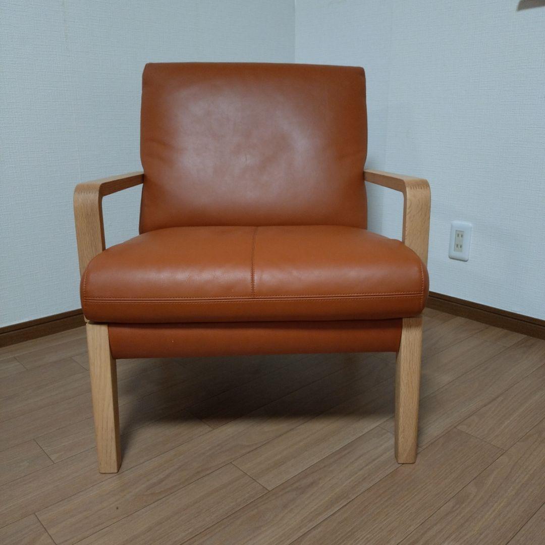 専用　引き取り　カリモク　レザー　パーソナルアームチェア カリモク家具（KARIMOKU FURNITURE） カリモク リクライナー 800幅