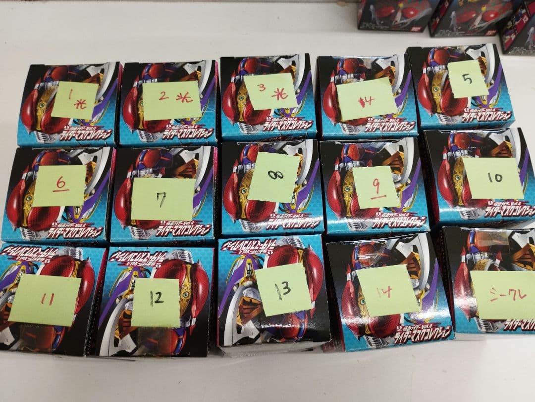 仮面ライダー マスクコレクション Vol.4 22個セット コンプリート