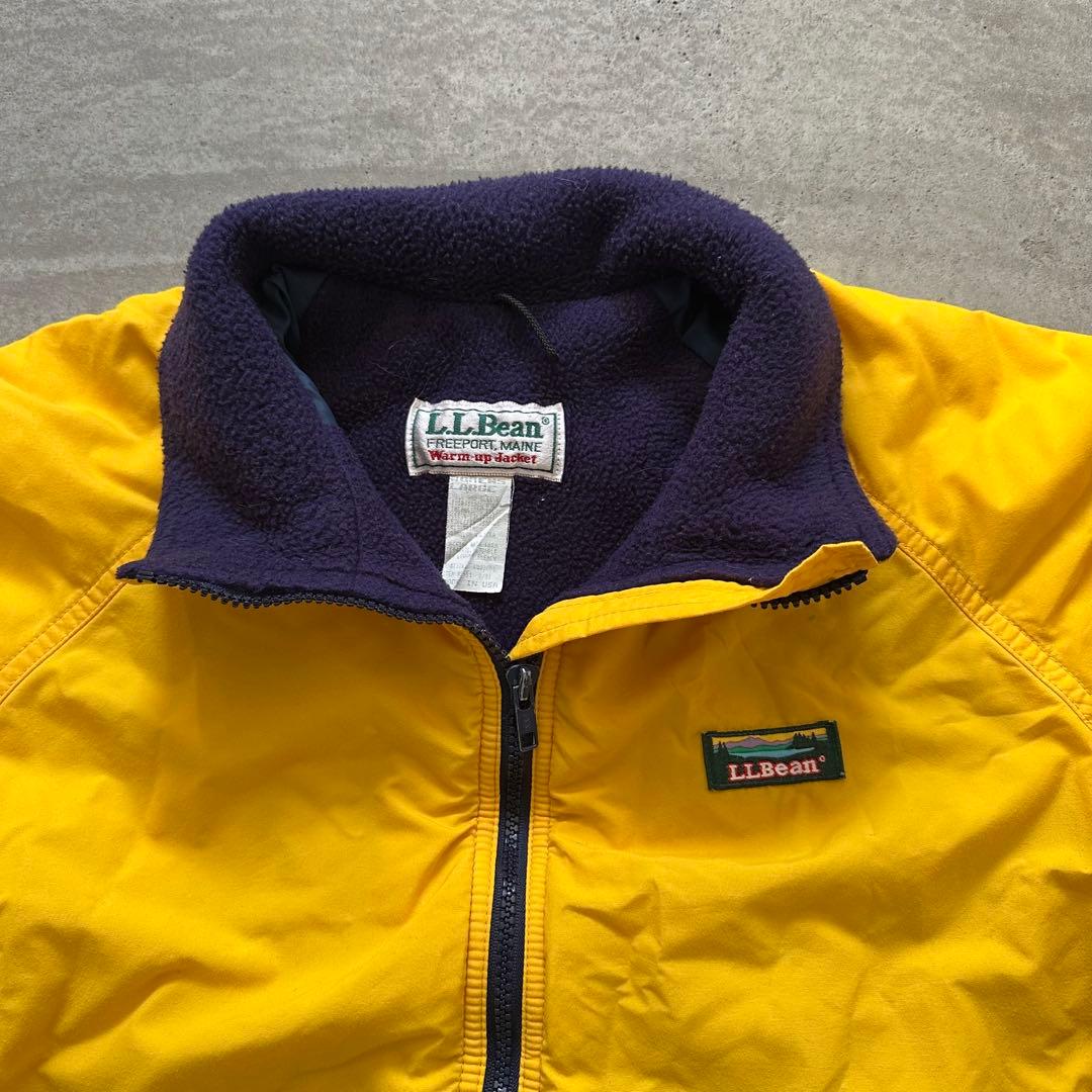 y*u様 希少カラー 90s エルエルビーン USA製 ウォームアップジャケット