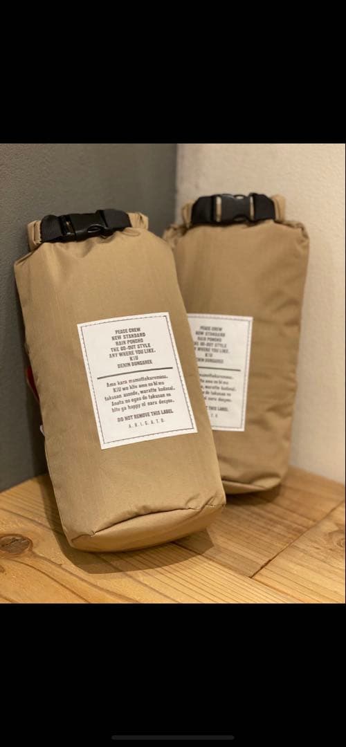 【新品未使用品】タグ付き M size レインコート innovator（イノベーター） レインコート レインポンチョ カッパ