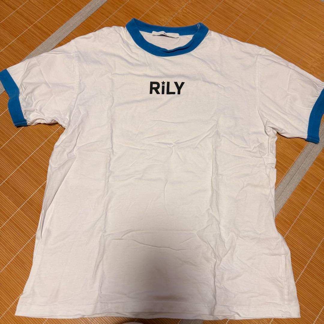 今市隆二 RILY Tシャツ Sサイズ ホワイト/ブルー - メルカリ