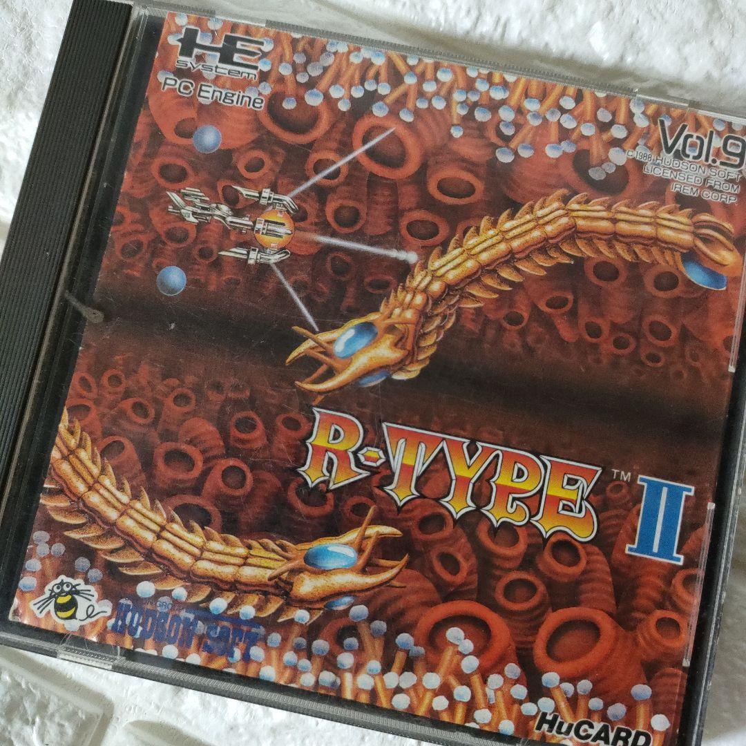 《ハドソン ゲーム》★PCエンジン『R-TYPEⅠ＆R-TYPEⅡ』※中古品