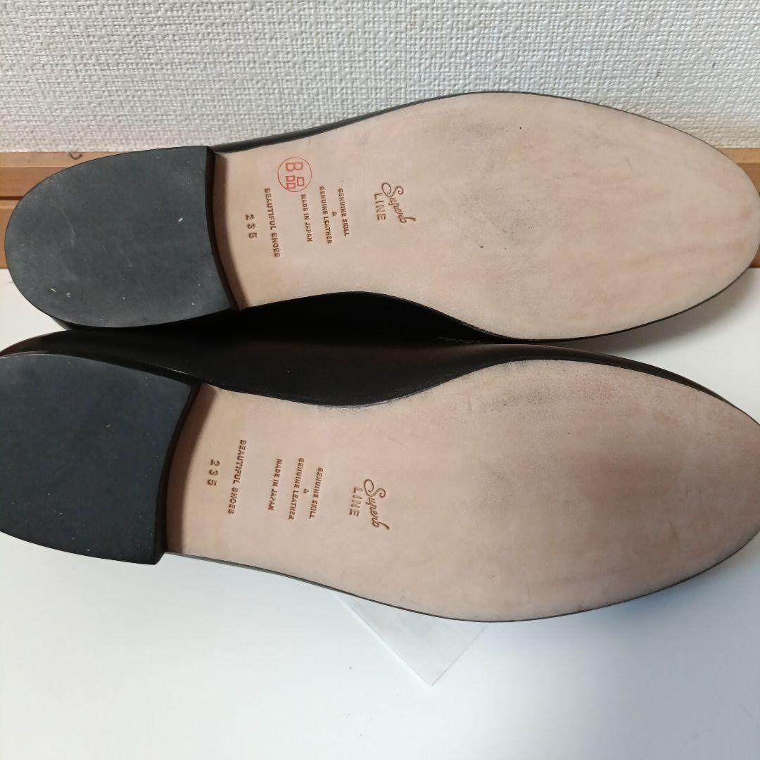 ビューティフルシューズ TOSHINOSUKE ブラックローファー 23.5cm