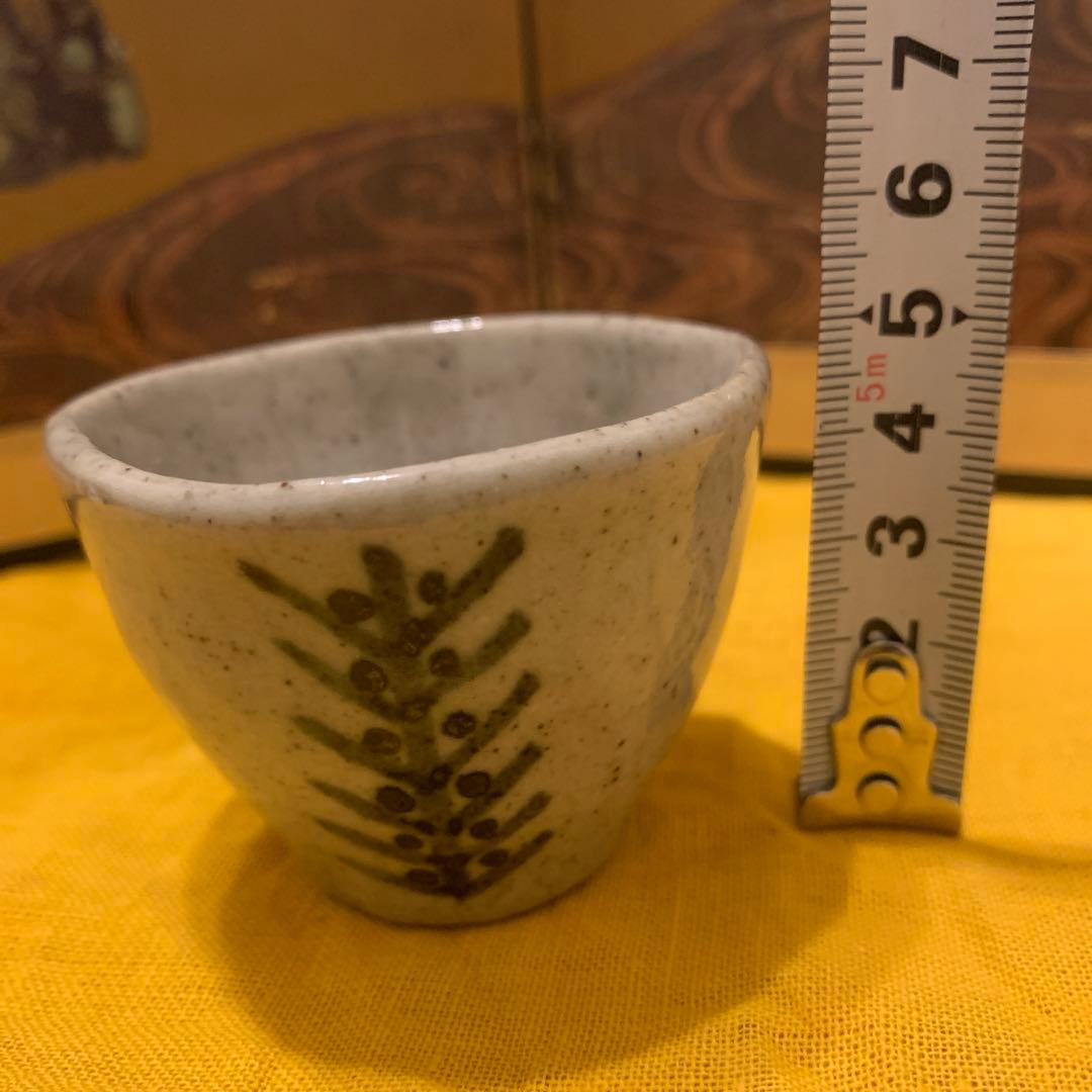 猪口 繪唐津 江戸期 アンティーク 1客