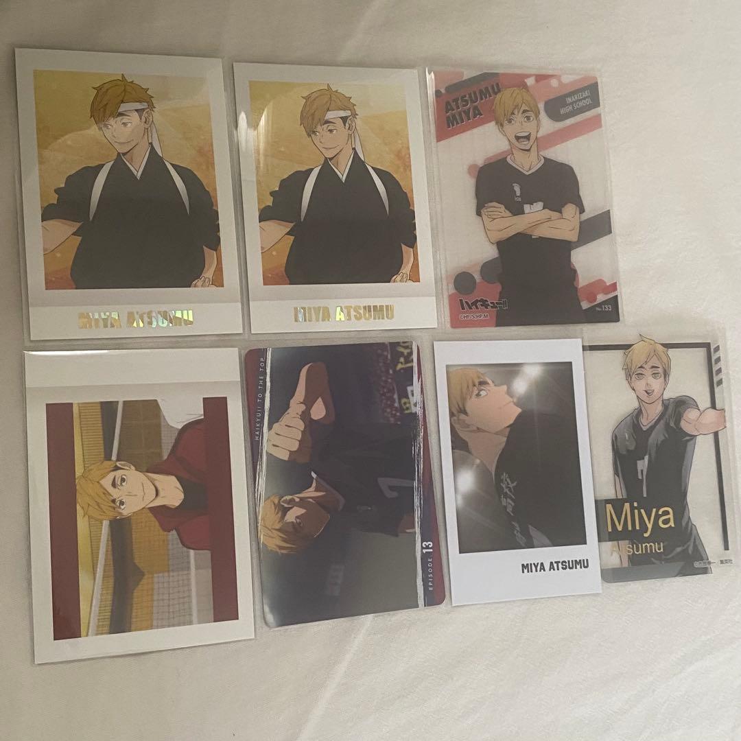 ハイキュー 宮侑 まとめ売り 箔押しクリアカード パシャこれ - メルカリ