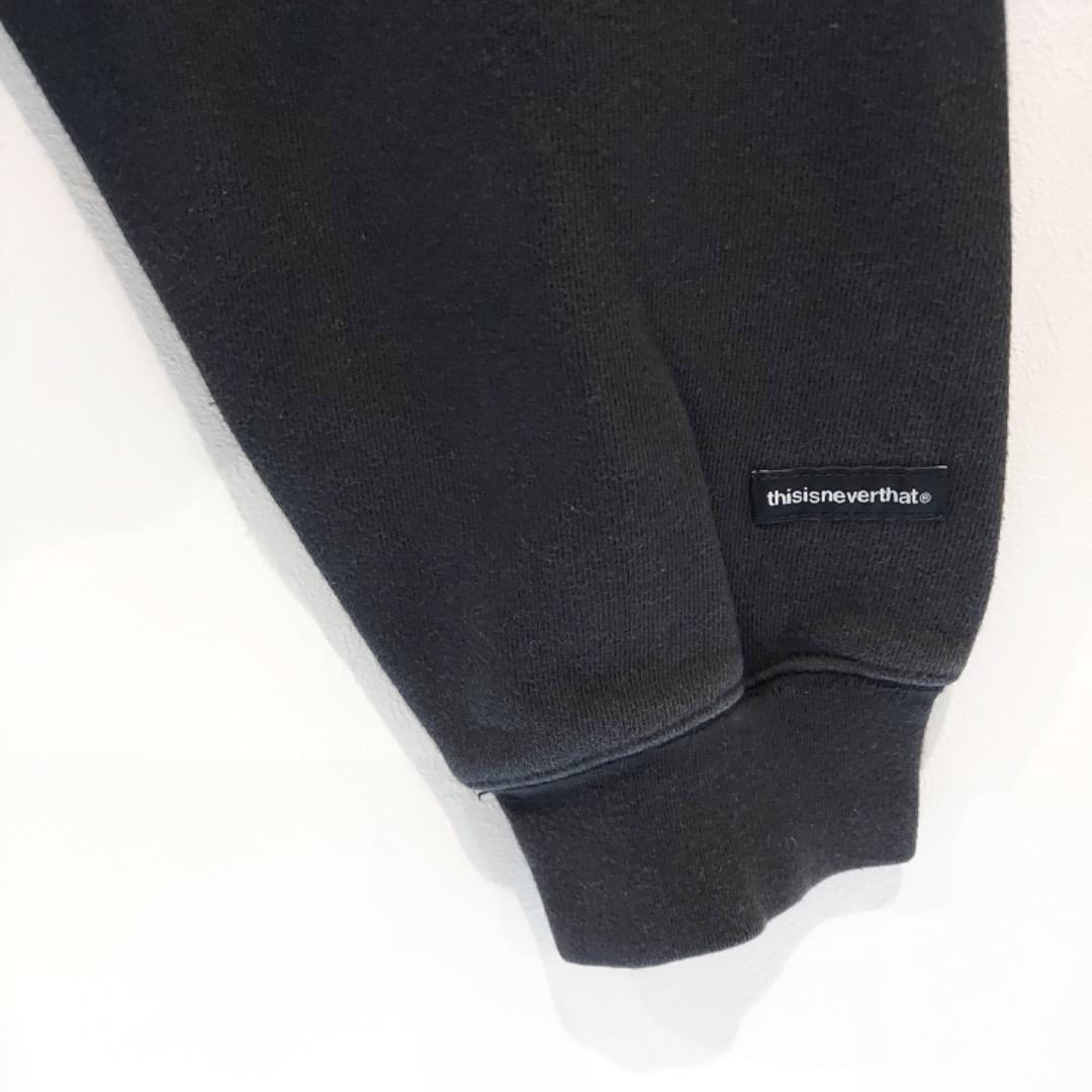 thisisneverthat ネバザ スウェット プリント ブラック 黒 L - メルカリ