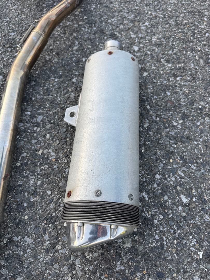 TW200 ロンスイ用 メーカー不明アップマフラー ワンオフ？ ロング