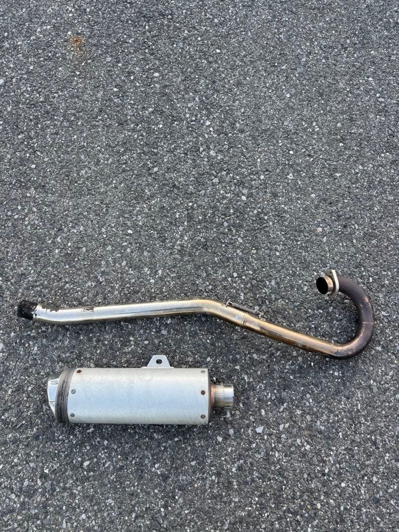 TW200 ロンスイ用 メーカー不明アップマフラー ワンオフ？ ロングタイプ