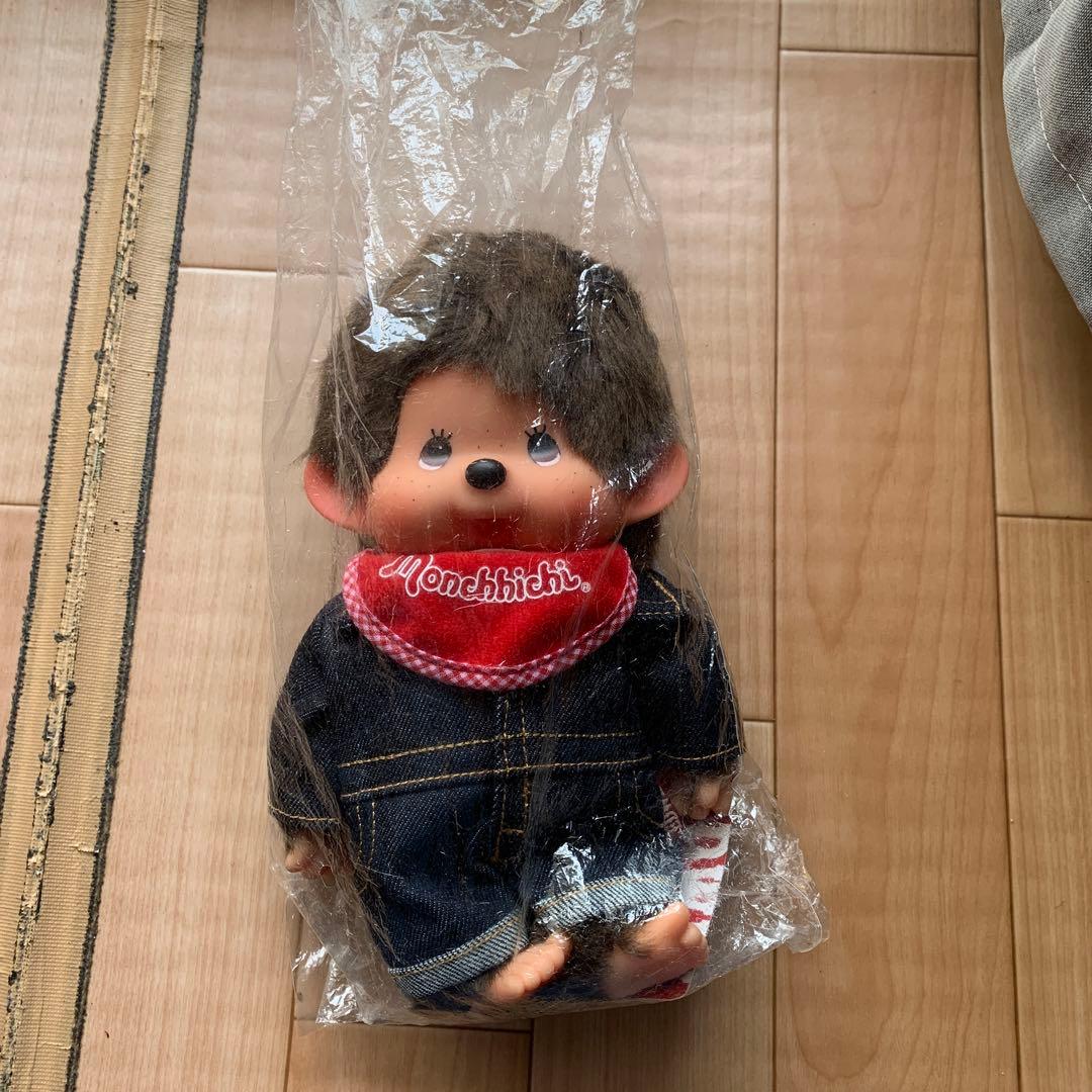 限定 希少品モンチッチ EDWIN コラボ デニム オーバーオールMサイズ