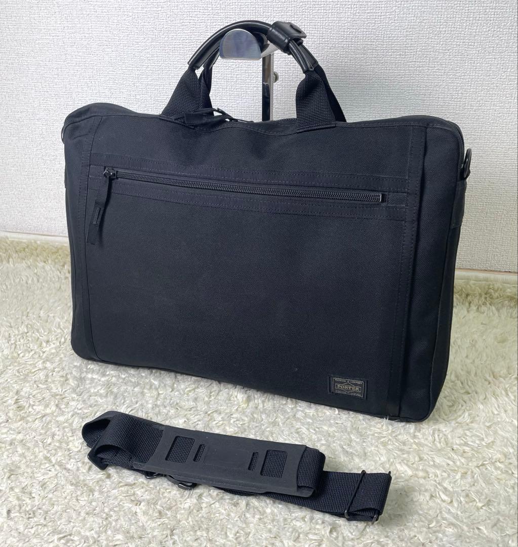 PORTER ポーター　クリップ 2WAYブリーフケース　ブラック クリップ 2WAYブリーフケース（ビジネスバッグ）｜PORTER（ポーター