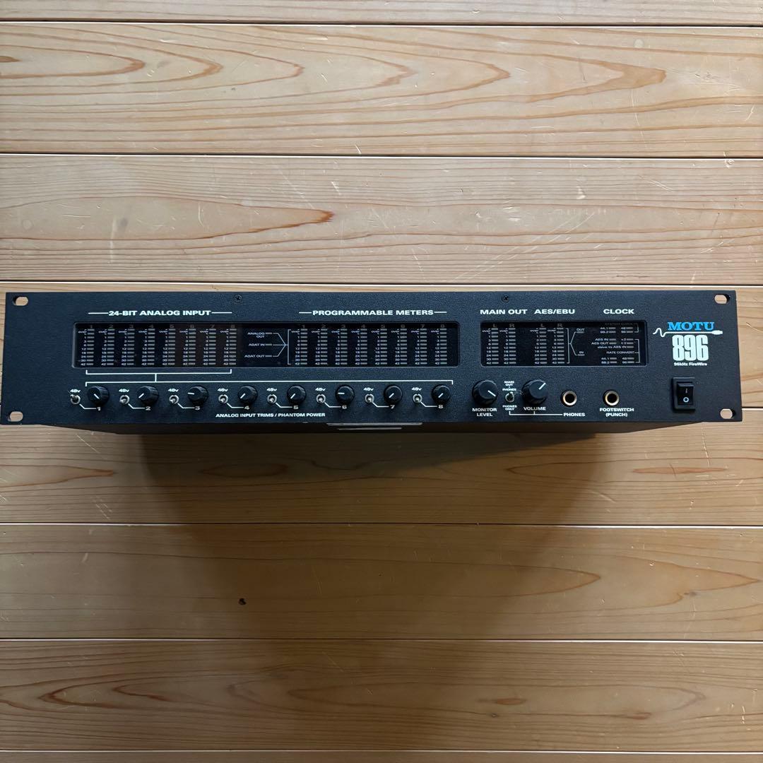 MOTU 896 オーディオ・インターフェイス 3Uラック付 通電確認済 - メルカリ