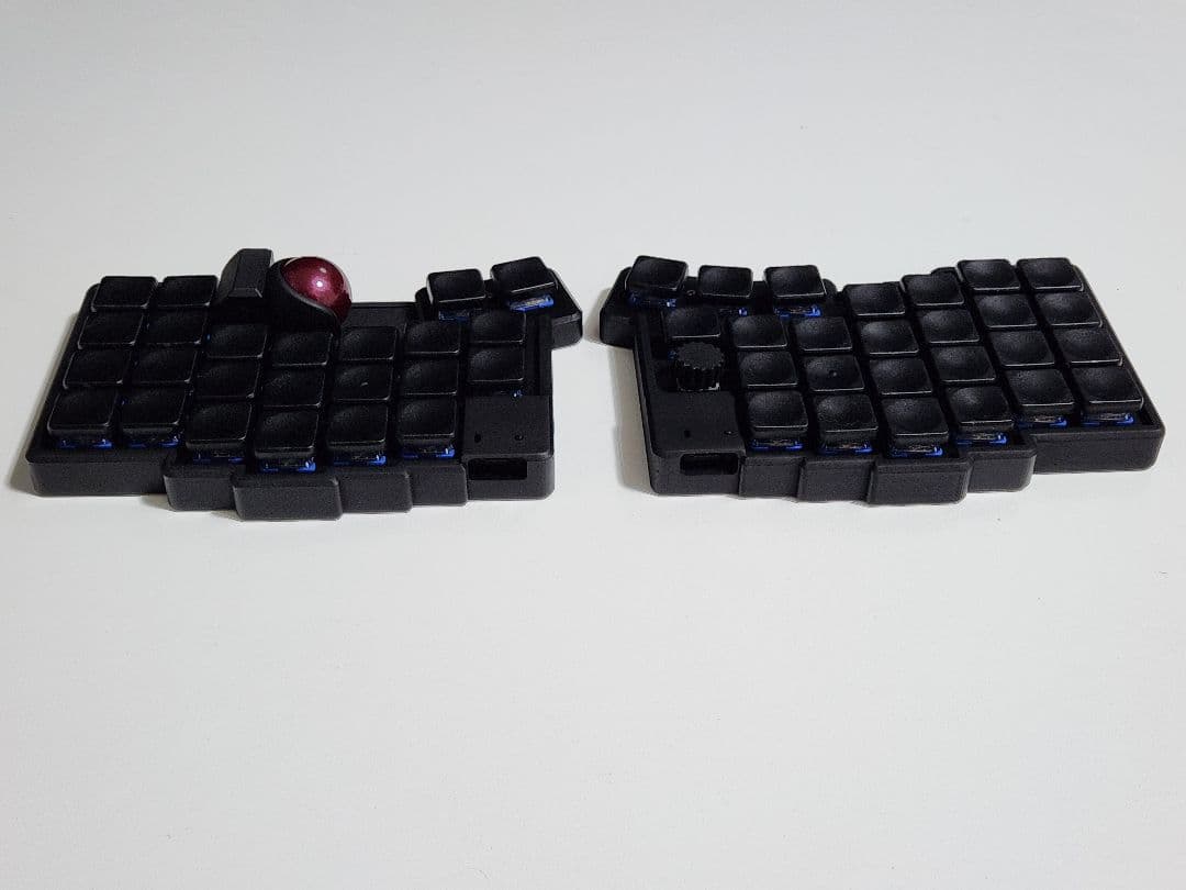 Glove51tb 完成品 低背トラボ ロープロファイル 無線接続 ブラック