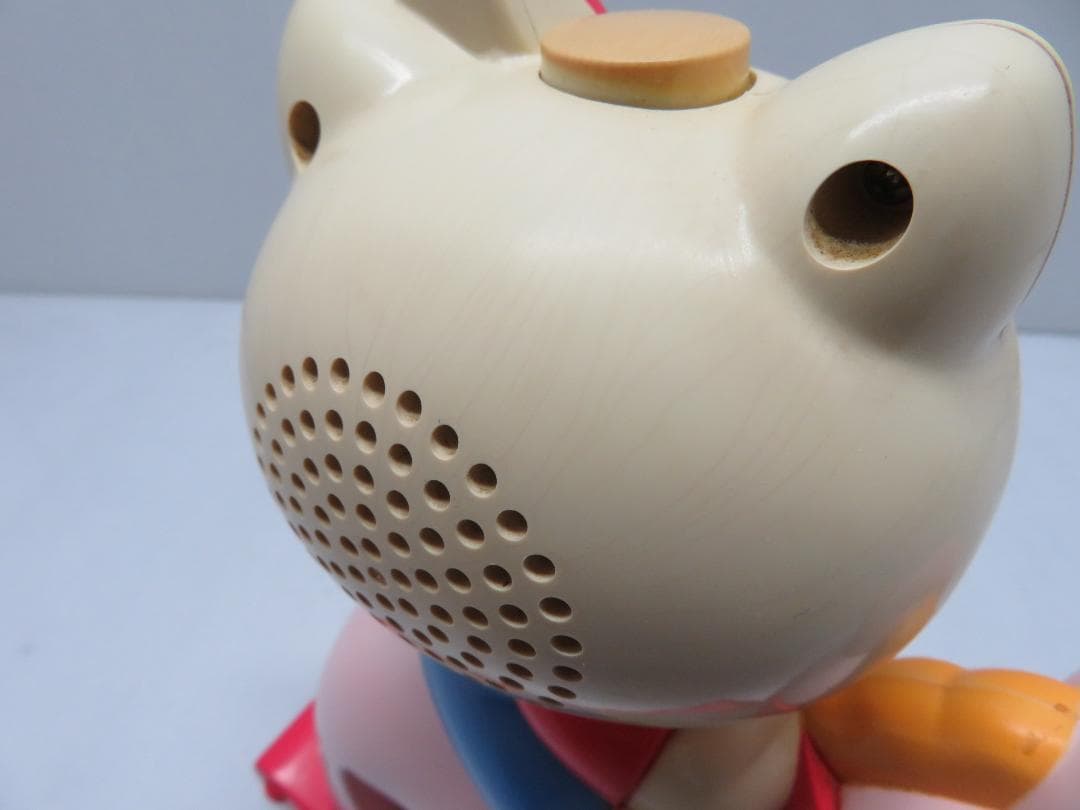 希少品 ハローキティ Hello Kitiy 木馬 目覚まし時計 おしゃべり