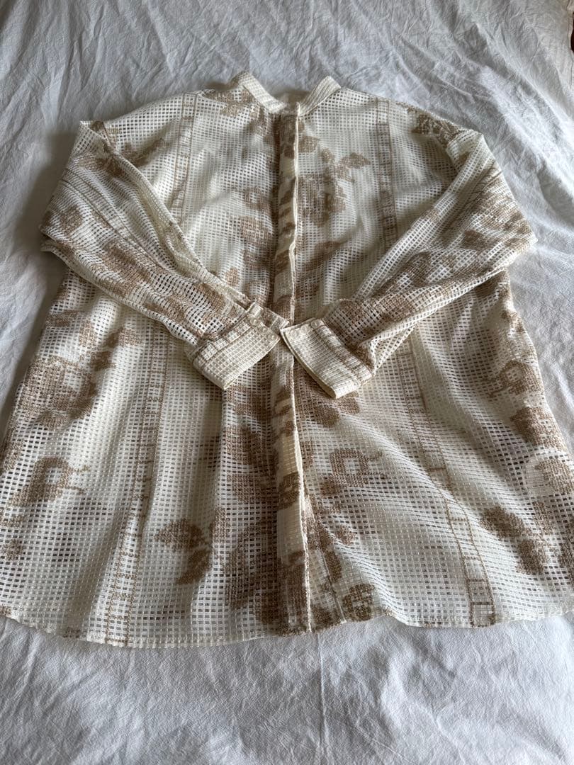 AMERI MEDI CROSS STITCH LIKE SHIRT アイボリー - メルカリ