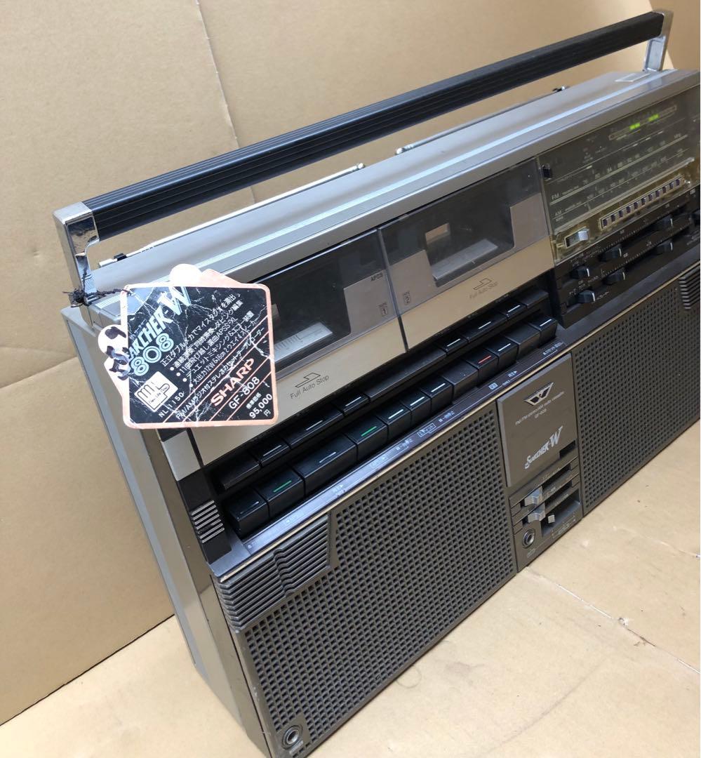 SHARP ザ・サーチャーW GF-808 ラジカセ 年代物(I1) - メルカリ