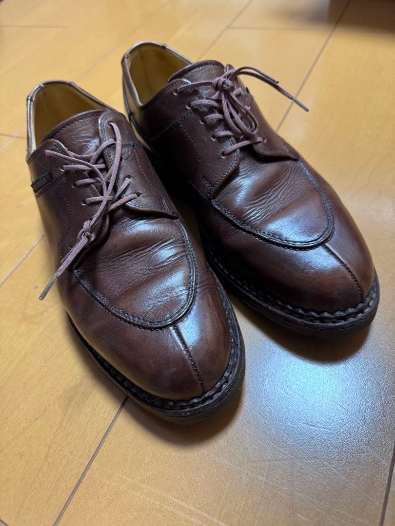 パラブーツ　アヴィニョン　ブラウン　美品 極美品 【Paraboot】パラブーツ アヴィニョン Uチップ グレインレザー