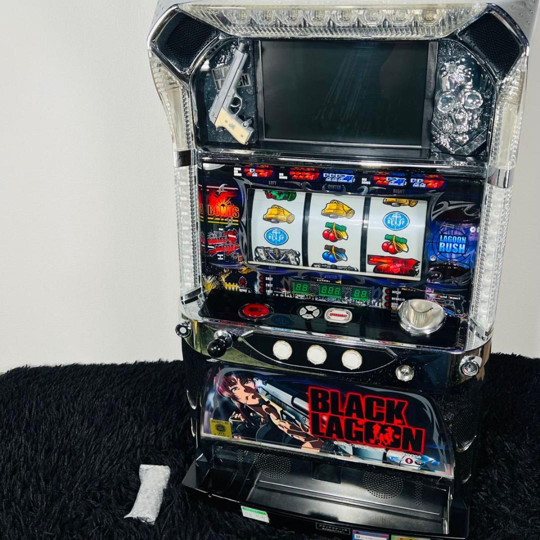 スパイキー ブラックラグーン 5号機 スロット 実機 白ロム付き 家スロ