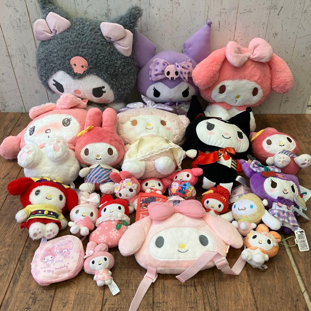 サンリオ マイメロ クロミ 21体セット まとめ売り 大量 ぬいぐるみ