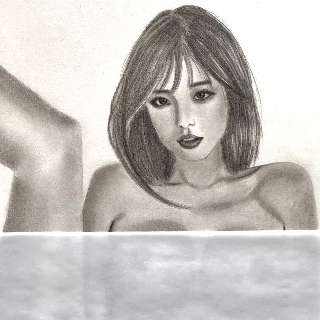 裸婦画 鉛筆画人物画 A3