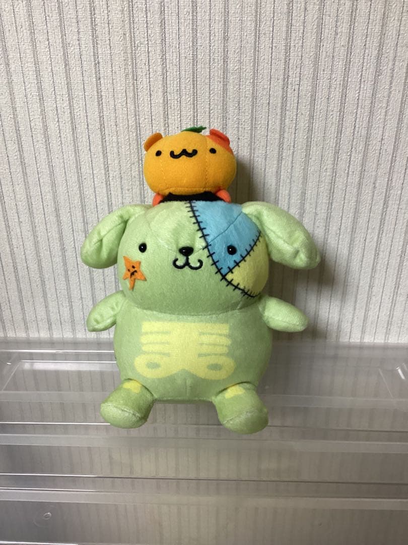 ポムポムプリン サンリオ ぬいぐるみ フランケンシュタイン ハロウィン
