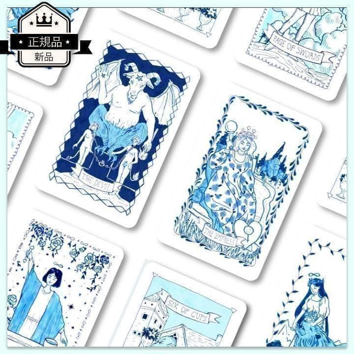 【正規品タロットカード】タイ希少デッキ✨陶磁器をイメージした美しい色彩ポーセリン ポーセリンタロットカード｜作者直輸入・希少デッキ | タロクル