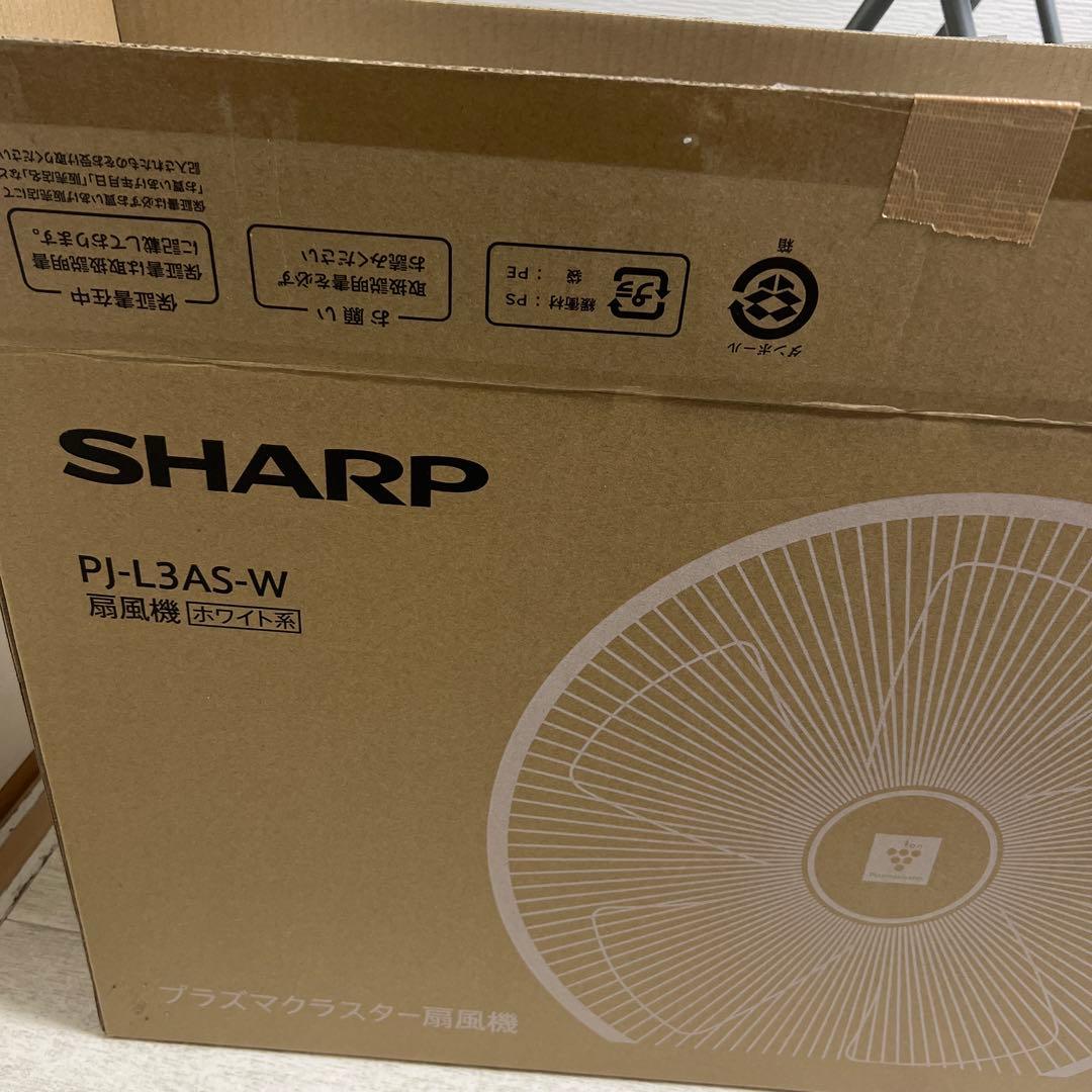 SHARP 扇風機　 PJ-L3AS-W PJ-L3AS-W リモコン付きリビング扇風機 ホワイト系 [リモコン付き