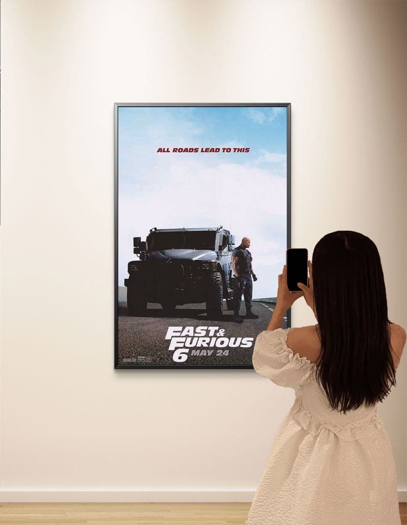 枚数限定*映画館用片面印刷ポスターUS版:Fast & Furious 6 - メルカリ