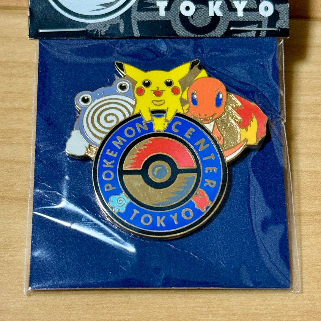 未開封】ポケモンセンター トウキョー 初代 ロゴピンズ バッジ 東京