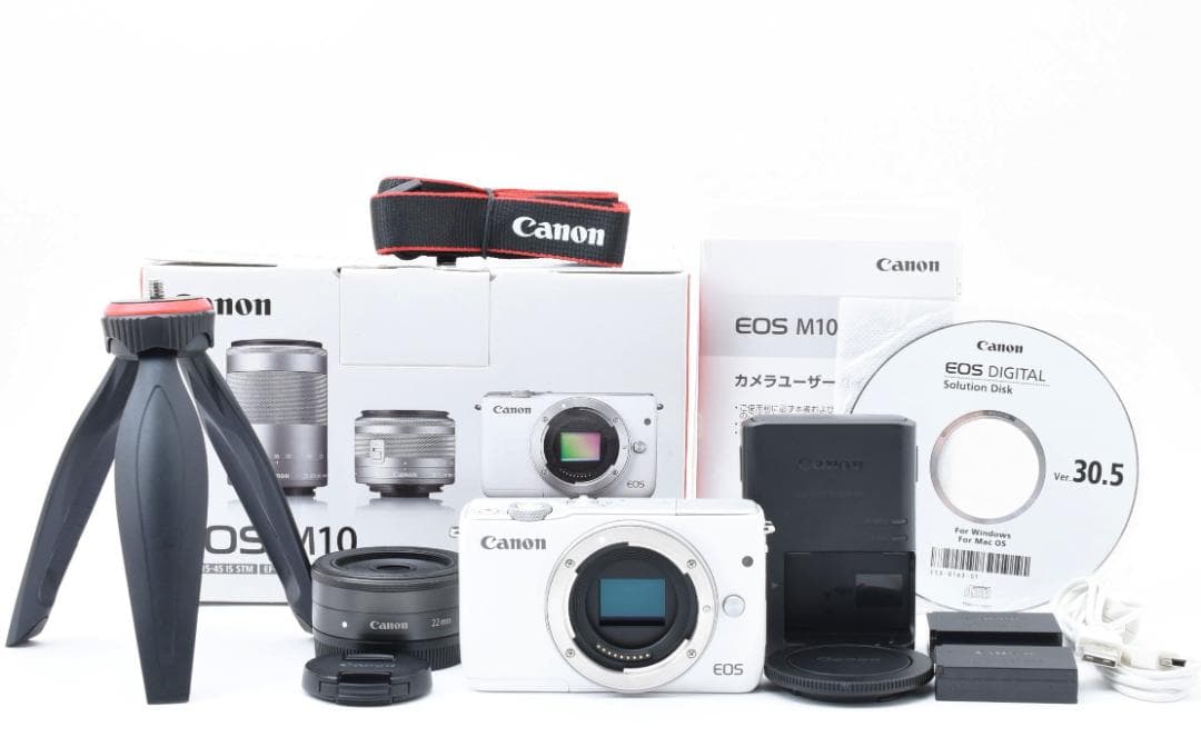 Canon EOS M10 ホワイト パンケーキレンズ EF-M 22mm付 CANON EOS M10 ダブルレンズキット 価格比較 - 価格.com