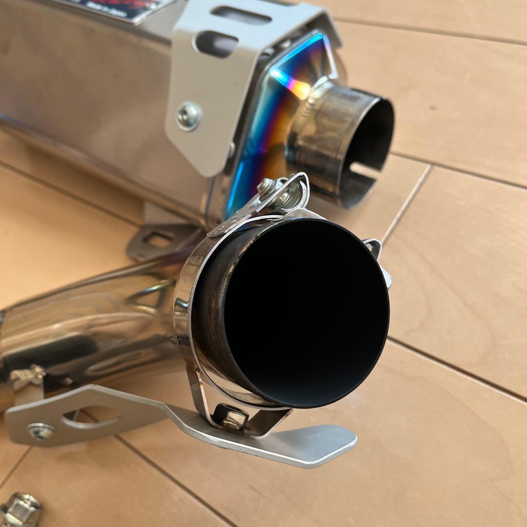 OVER スリップオンマフラー ステンレス製 モンキー125 2BJ-JB02 - メルカリ