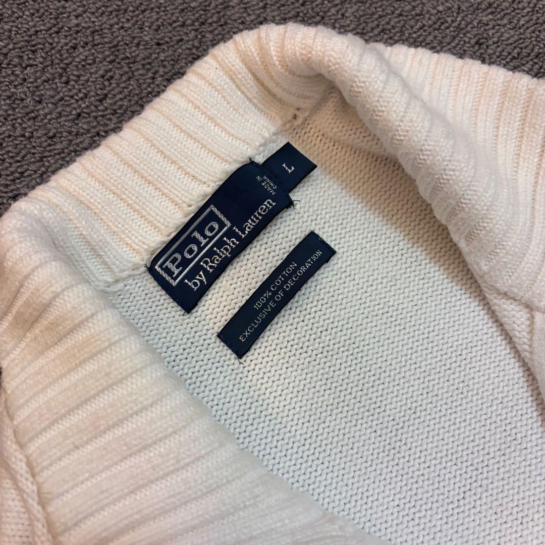 90s Polo Ralph Lauren ドライバーズニット ジップニット - メルカリ