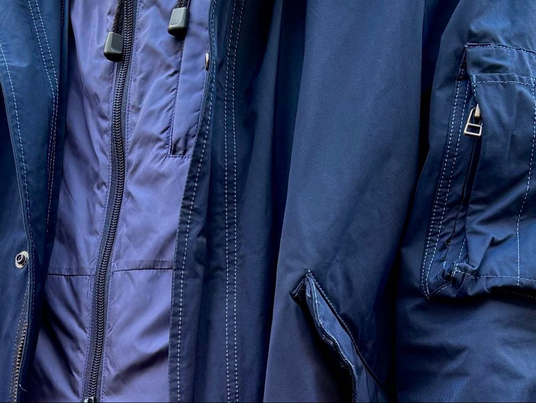 ヨウジヤマモト プールオム モッズコート ポリ製品染め 希少