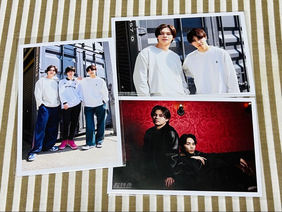 超特急 カイ タクヤ RiB 生写真セットF 連結 3枚セット - メルカリ