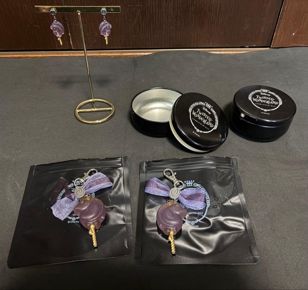 Q-pot ツイステ フロイド ジェイドバッグチャーム ピアス Q-pot.(キューポット)「ツイステ」コレクション第3弾！7月21日(水)受注