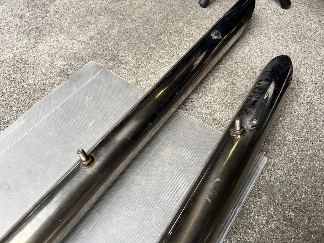 ドラッグスター400 スラッシュカットマフラー 4TR