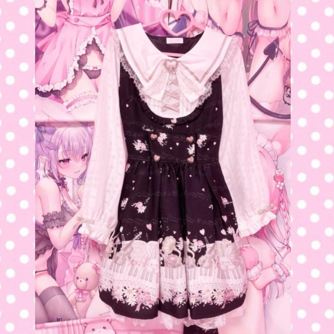 LIZLISA Melodybunny柄 ワンピース Melody Bunny🐰柄シリーズ // 天王寺MIO店お在庫状況♡ #MelodyBunny柄