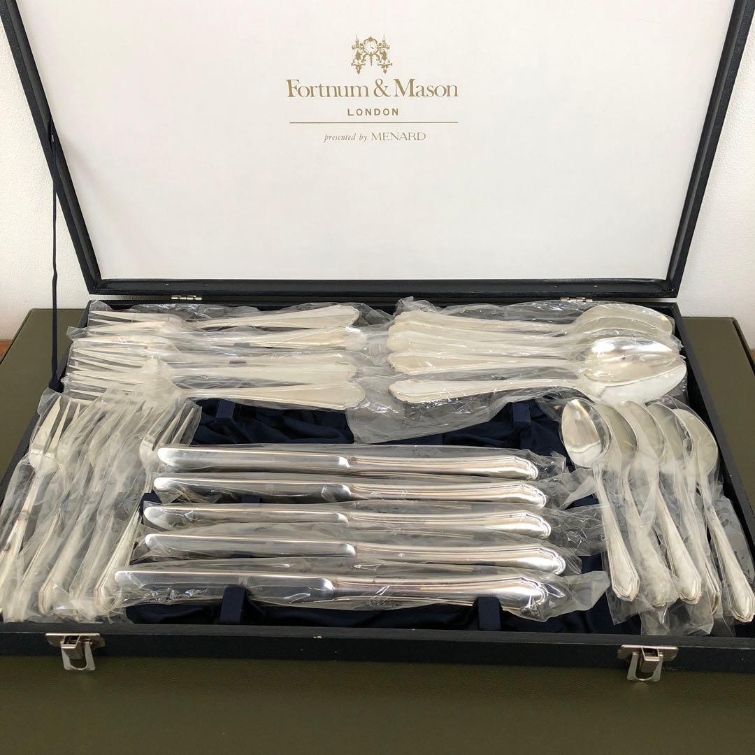 未使用　Fortnum＆Mason LONDON カトラリー25本　SP 希少 FRANCK MULLER e-Boutique 黒檀 カトラリーセット FFF.KT.CUT.SET