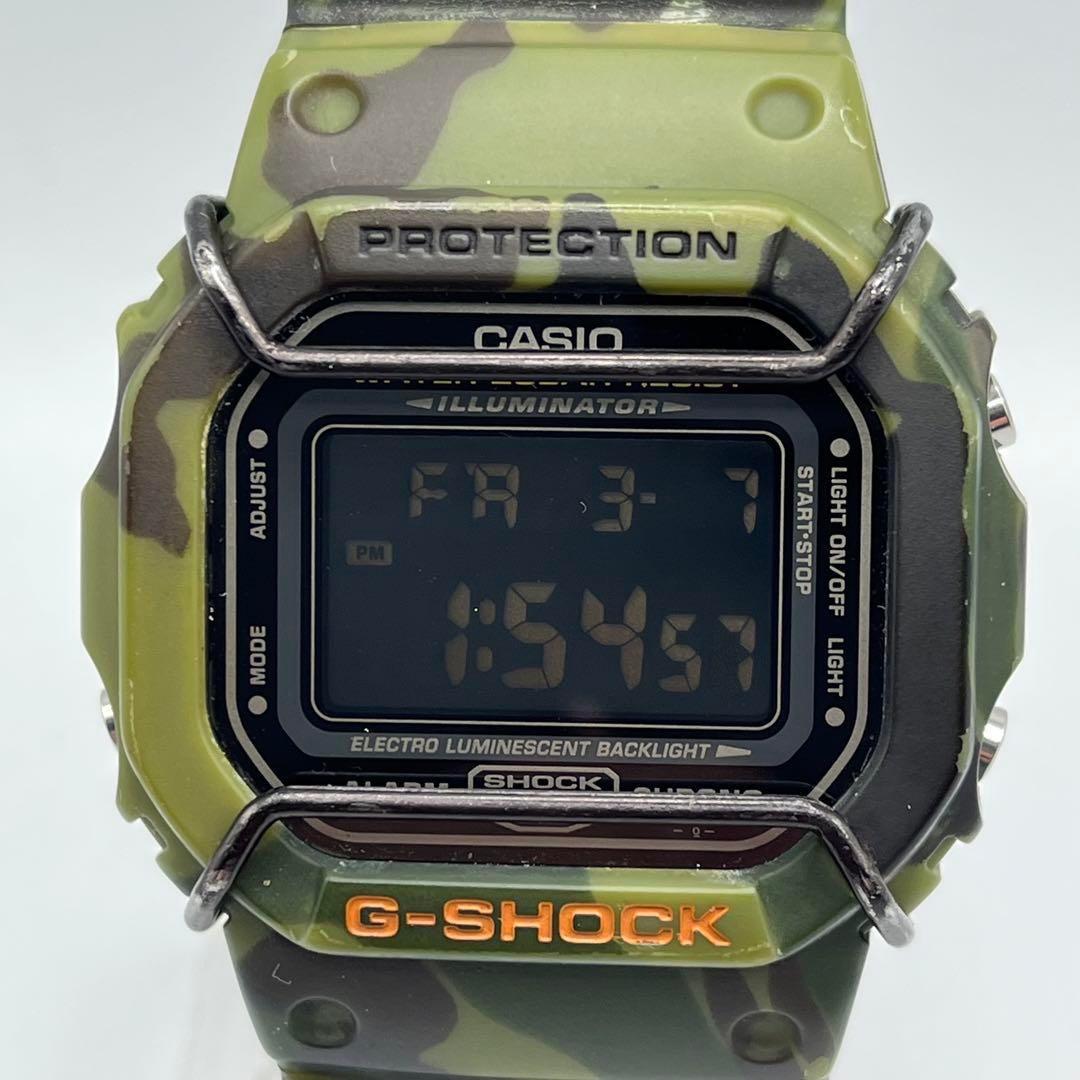☆CASIO カシオ G-SHOCK DW-5600E 迷彩柄 電池交換済☆ - メルカリ