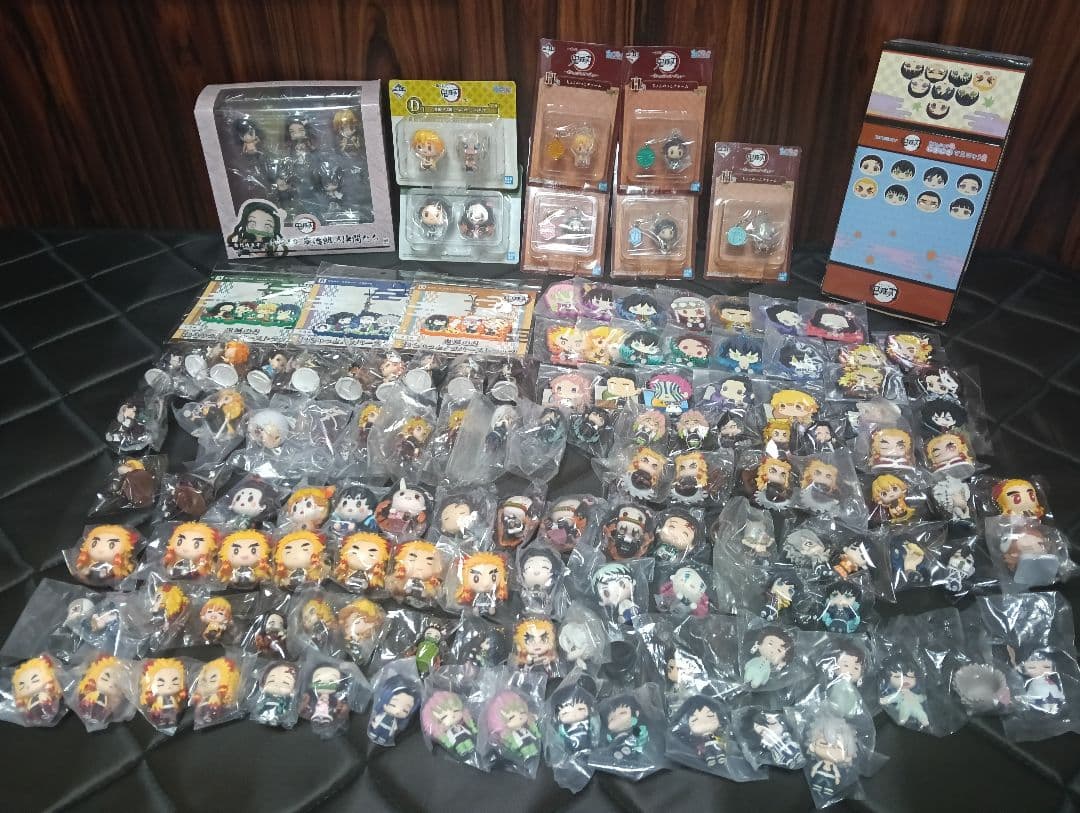 鬼滅の刃 マスコットフィギュア ぬい クリアファイル等 まとめ売り グッズ-キーホルダー】鬼滅の刃 まめめいと（ぬいぐるみマスコット