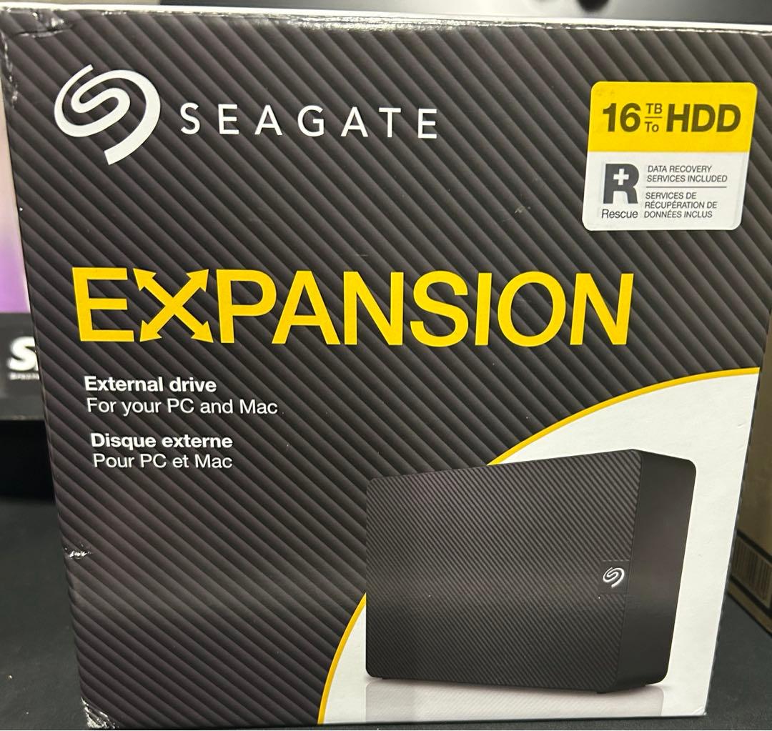 Seagate Expansion デスクトップ 3.5インチ 16TB Amazon.com: Seagate Expansion Desktop, 16TB, External Hard Drive