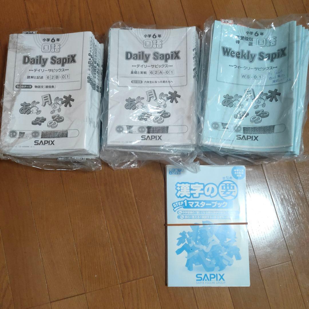 サピックス SAPIX 小学6年 国語 デイリー サマー ウィンター など