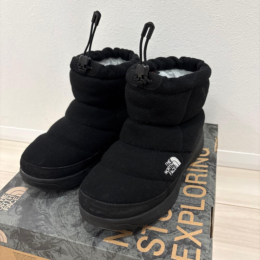 THE NORTH FACE ブラック ブーツ 25cm THE NORTH FACE ショートブーツ ブラック 7051728N3X レディース SIZE