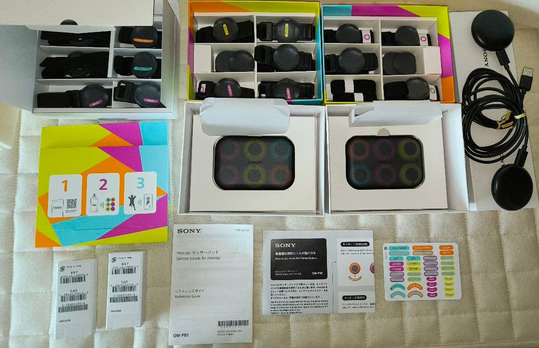 mocopi Proキット 5点セット 拡張バンド付き プロフェッショナルモードに対応した『mocopi Proキット』 販売開始