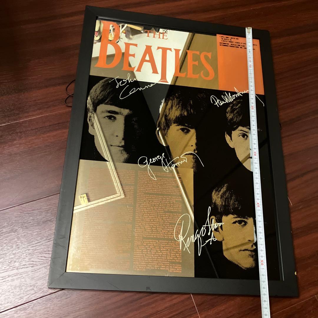 ビートルズ Beatles パブミラー 鏡 インテリア ディスプレイ ビンテージ